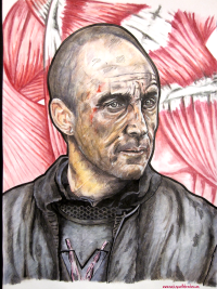 Roose Bolton,  Michael McElhatton, Game of Thrones, monkeyswithbrushes